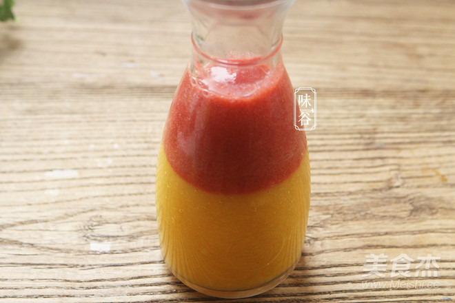 Mango Two-color Juice recipe