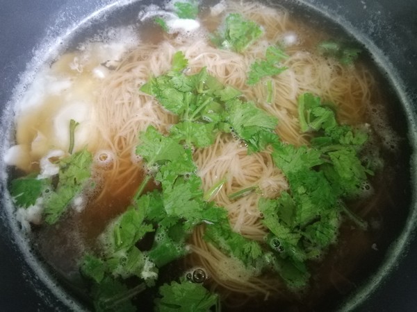 Mixed Noodles in Clear Soup recipe