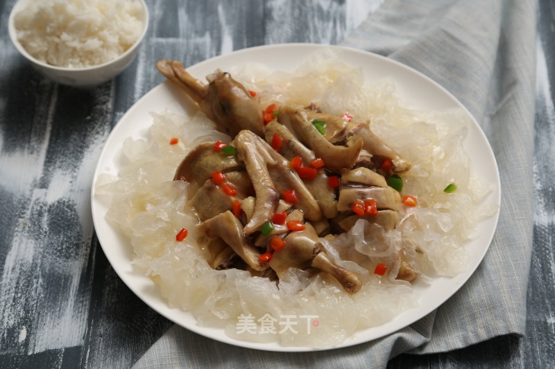 White Fungus Chuan Duck recipe