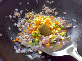 Curry Wet Fried Rice recipe