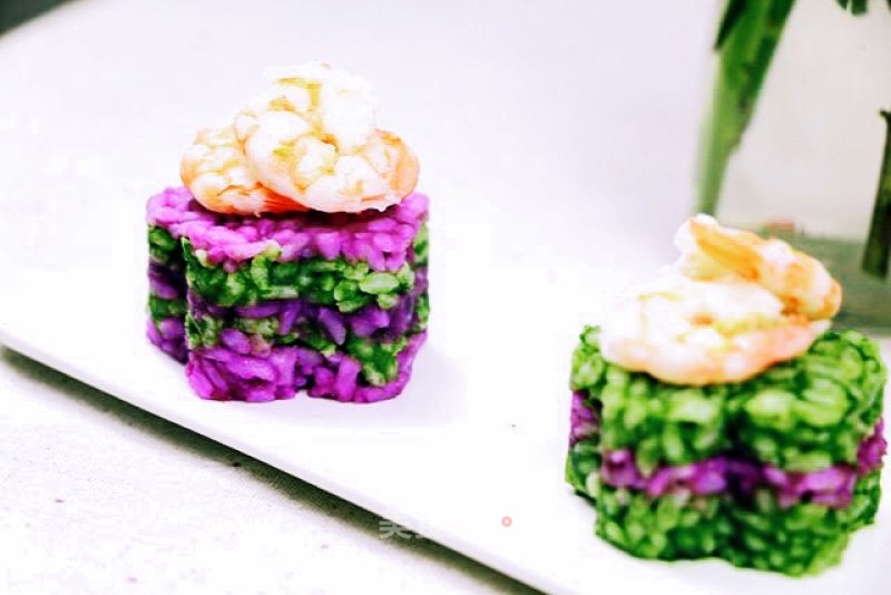 Purple Cabbage Garland Chrysanthemum Sushi Rice recipe
