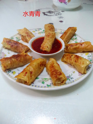 Pan-fried Pork Yuba Roll recipe