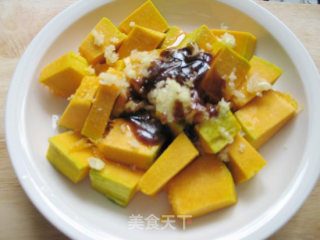 Braised Pumpkin in Oyster Sauce recipe
