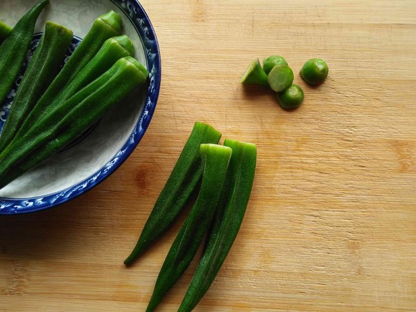 Shrimp Paste with Okra recipe