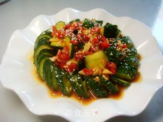 【hunan Cuisine】--watercress and Cucumber recipe