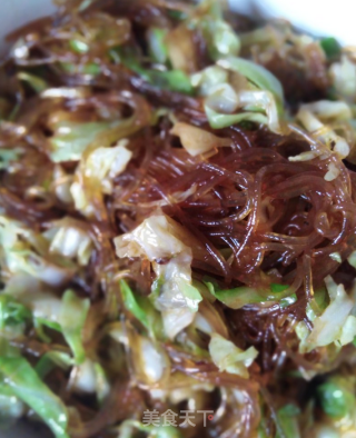 Stir-fried Vermicelli with Cabbage recipe