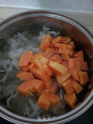 Papaya Tremella Syrup recipe