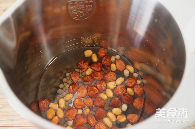 Almond Peanut Soy Milk recipe