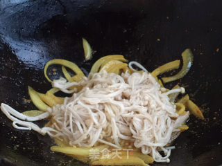 Curry Enoki Mushroom recipe