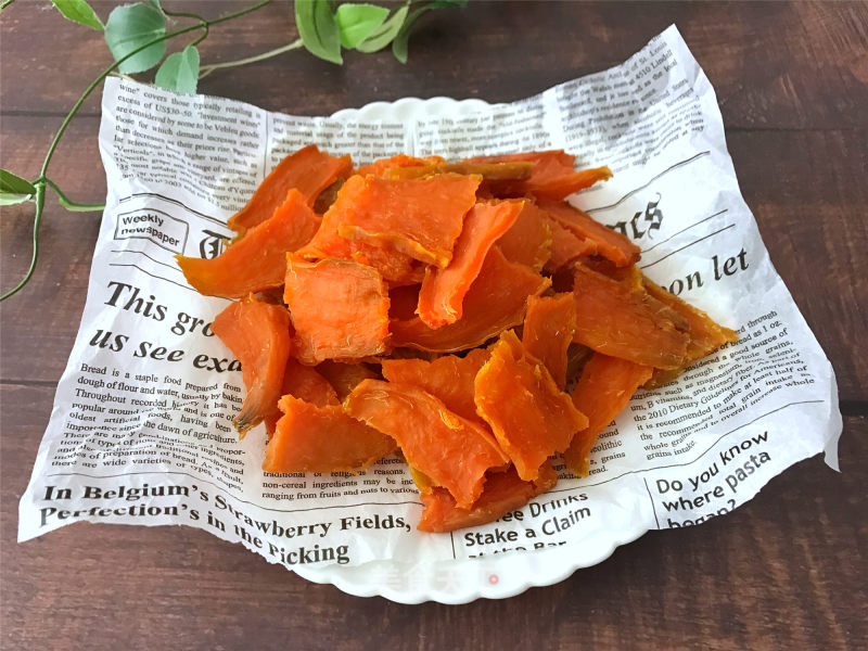 Homemade Dried Sweet Potatoes recipe