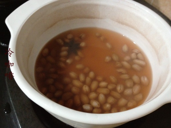 Soy Sauce with Yuba and Peanuts recipe