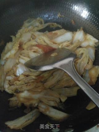 Stir-fried Chinese Cabbage with Tomatoes recipe