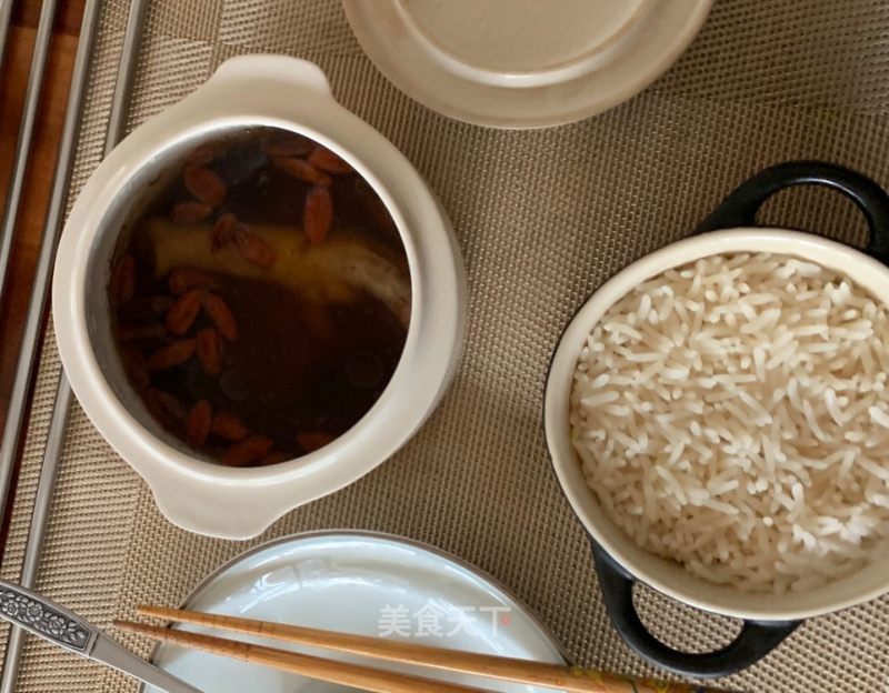 Steamed Rice with Tea recipe