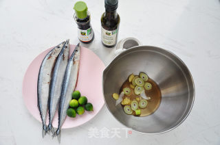 Pan-fried Saury recipe