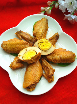 Marinated Chicken Wings & Marinated Eggs recipe