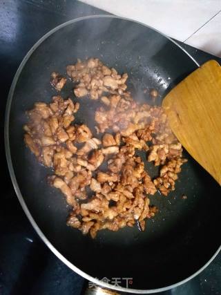 Braised Tofu with Diced Pork recipe