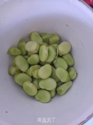 Fried Broad Beans with Bacon recipe