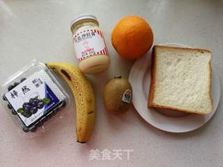 Open Fruit Sandwich recipe