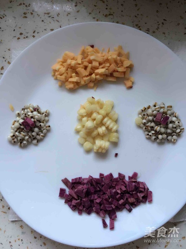 Barley and Purple Sweet Potato Rice Paste recipe