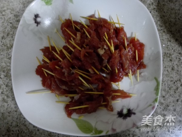 Toothpick Beef recipe