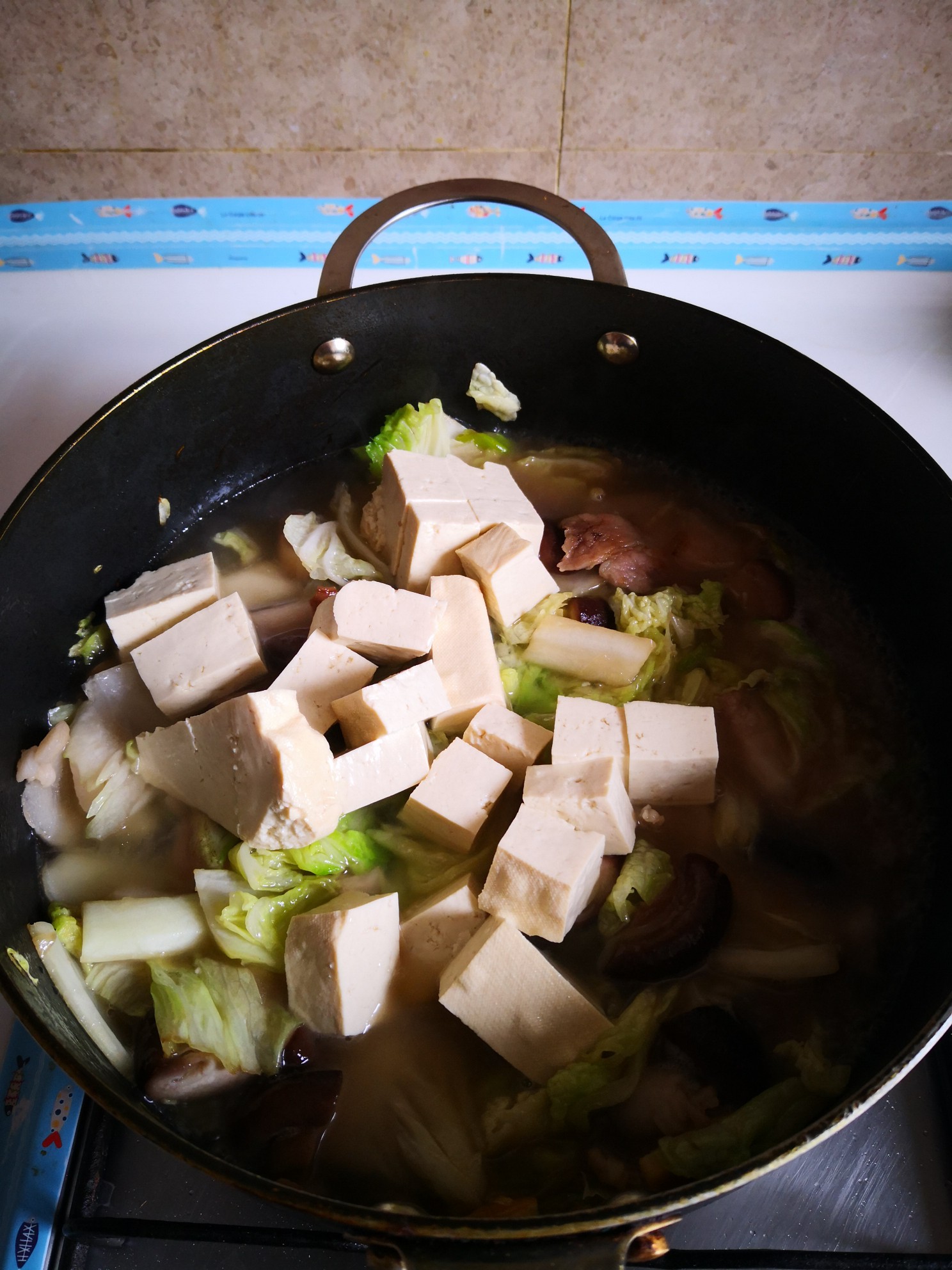 Chinese Cabbage with Mushrooms recipe