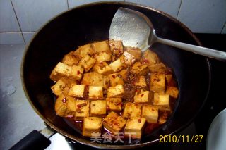 Spicy Tofu with Minced Pork recipe