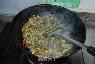 Minced Pork Potherb Mustard recipe