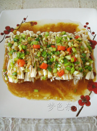 Enoki Mushroom with Oyster Sauce recipe