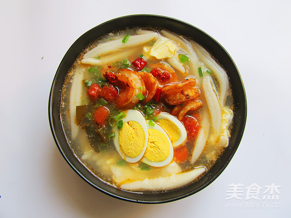 Shrimp Tomato Noodle Fish recipe