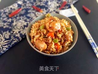 #信之美五常大米试吃#stewed Rice with Chicken Legs and Colorful Vegetables recipe