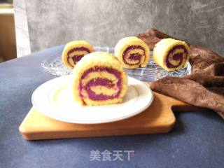 Purple Sweet Potato Cake Roll recipe
