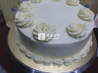 #aca烤明星大赛#cream Fruit Cake recipe