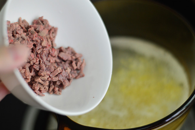 Broccoli Pork Liver Millet Congee (complementary Food) recipe