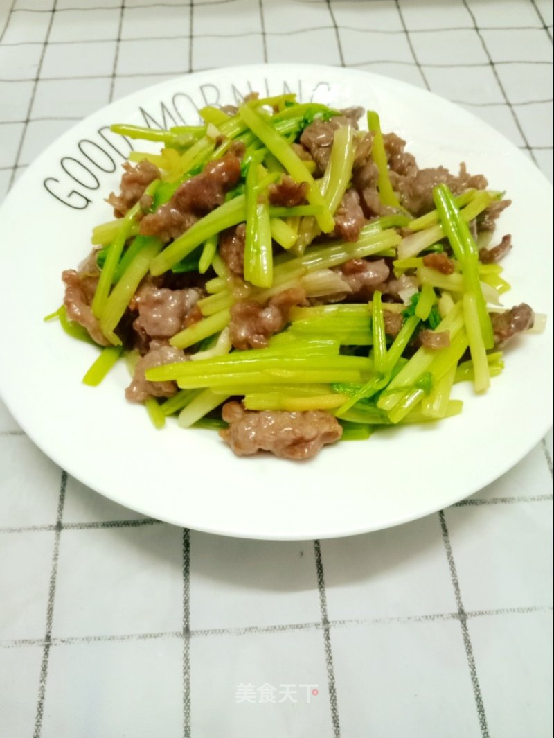 Celery Stir-fried Beef recipe