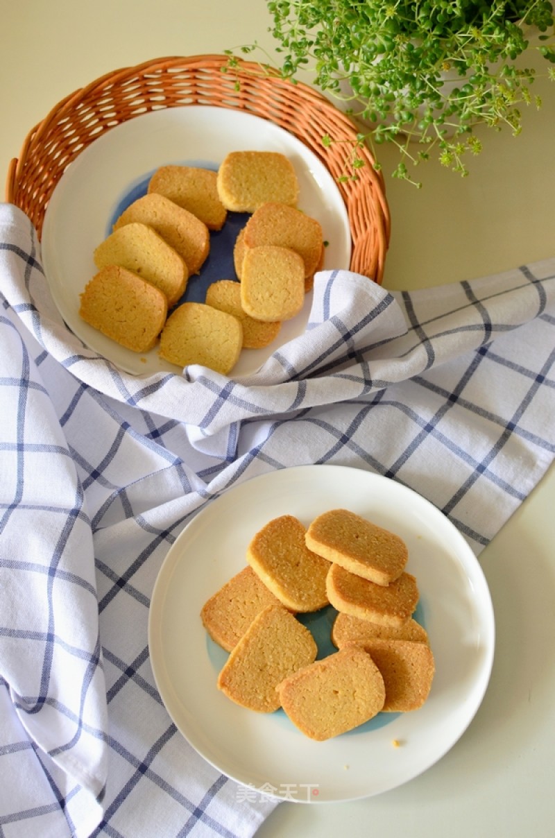 #四session Baking Contest and is Love to Eat Festival#quick Hand Crispy Coconut Butter Biscuits recipe