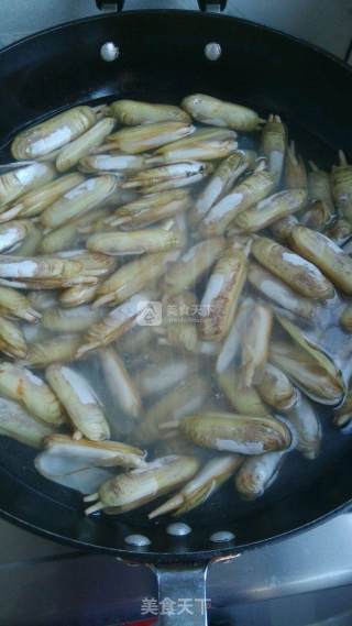 Spicy Fried Razor Clam recipe