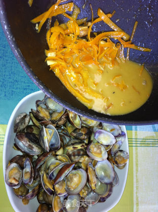 Orange Clams recipe