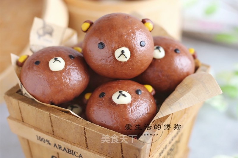 Rilakkuma Bean Paste Bun recipe