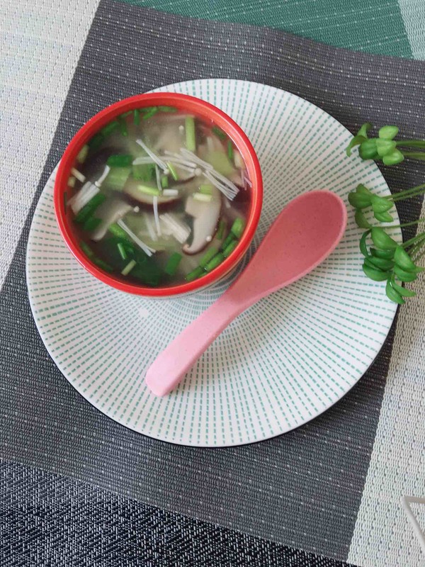 Delicious Double Mushroom Soup recipe