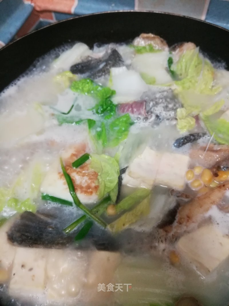 Fish Bone Tofu Soup