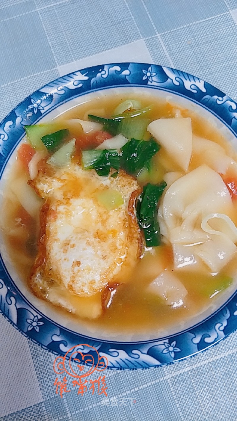Fried Egg Noodle Soup recipe