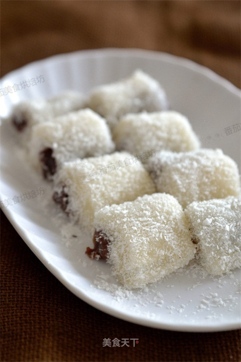 [tomato Recipe] Snowflake Glutinous Rice Cake——q Bomb Beautiful Hospitality Delicious recipe