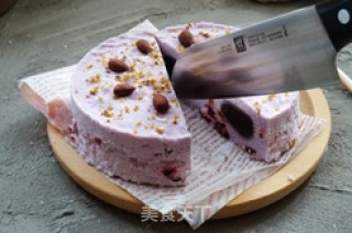 #trust之美#cranberry Osmanthus Purple Sweet Potato Cake recipe