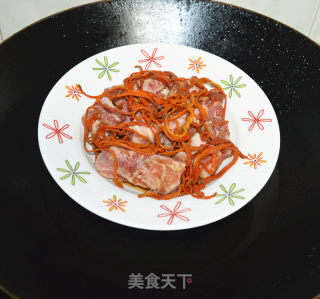 Steamed Spare Ribs with Cordyceps Flower recipe