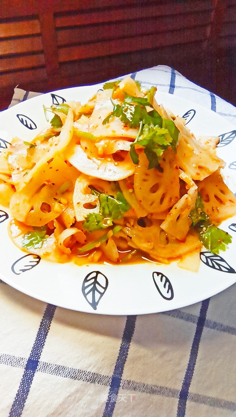 Red Oil Lotus Root Slices