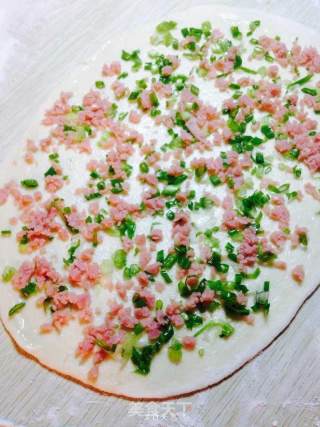 Mini Scallion Ham Hanami recipe