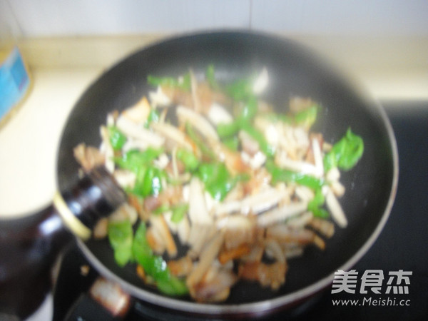 Stir-fried Pork Belly with Pleurotus Eryngii recipe