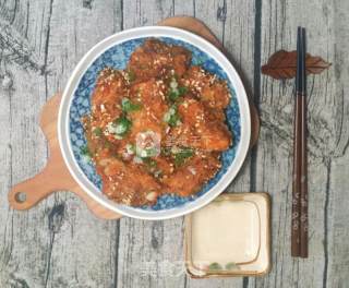 Korean Sweet and Spicy Rice Noodles with Steamed Cun Bone recipe