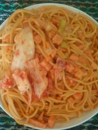 Korean Spaghetti recipe