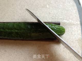 Tossed with Lion's Clothes Cucumber#凉饭菜# recipe
